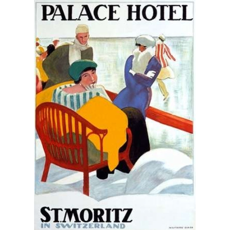 Palace Hotel/St. Moritz Poster Print by Emil Cardinaux-VARPDX295899 Image 1