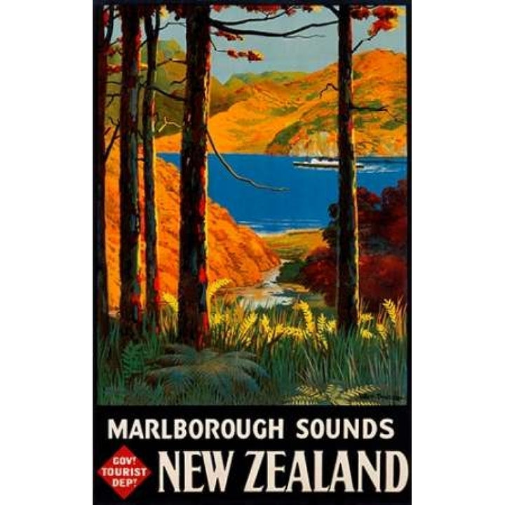 Zealand Poster Print by L.E. Mitchell-VARPDX295919 Image 2