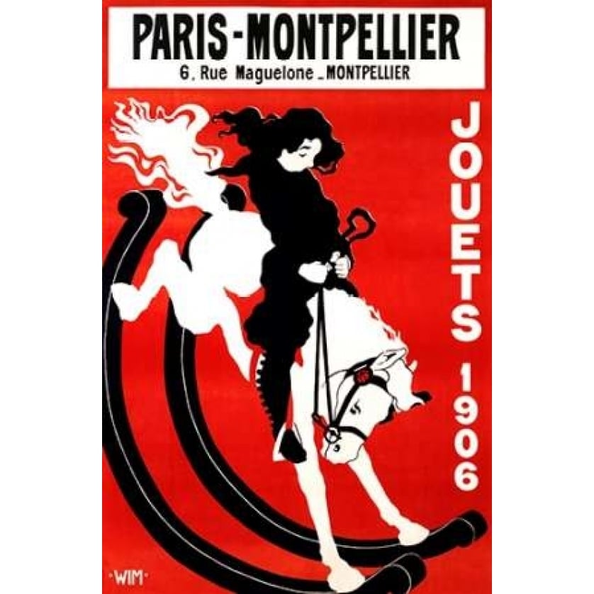 Paris-Montpellier Poster Print by Wim -VARPDX296023 Image 1