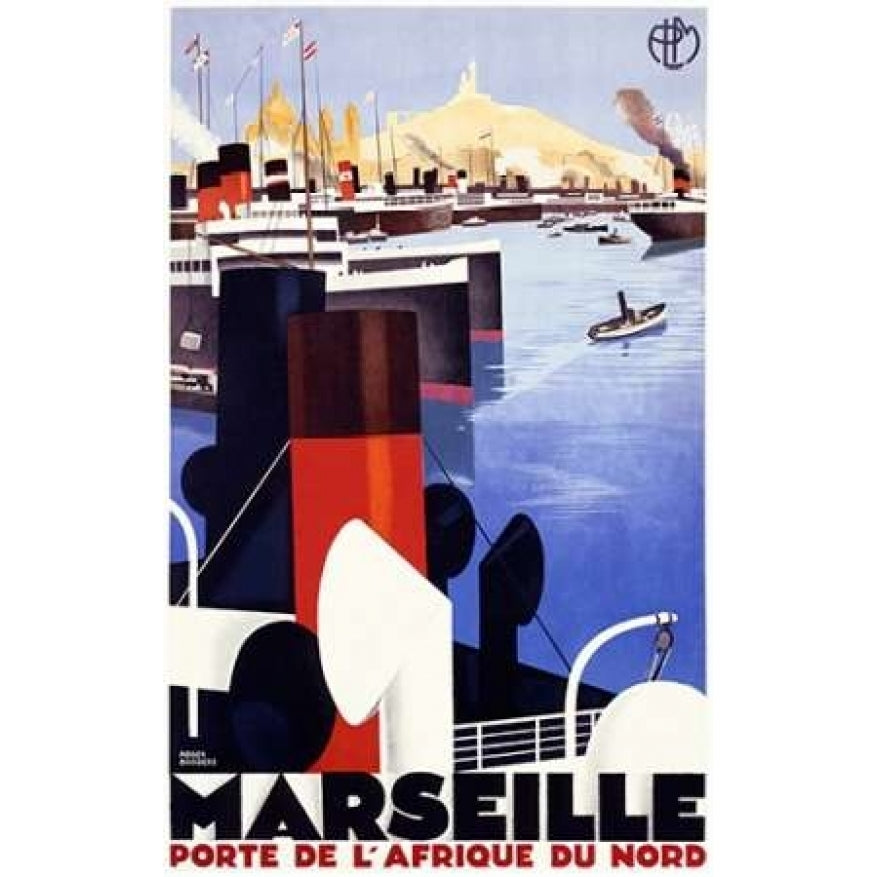 Marseille/Porte de lAfrique Poster Print by Roger Broders-VARPDX296018 Image 2