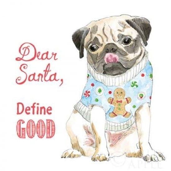 Glamour Pups Christmas IV Poster Print by Beth Grove-VARPDX29725 Image 2