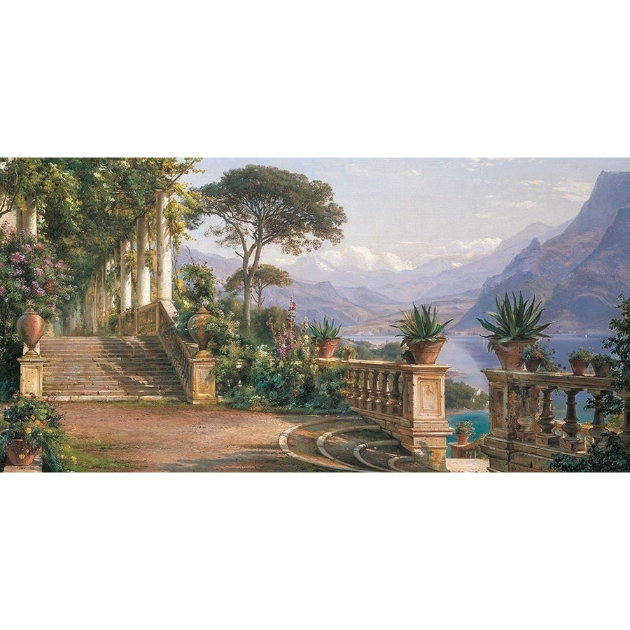 Lodge on Lake Como Poster Print by Aagard Carl Frederic-VARPDX2AA4370 Image 1