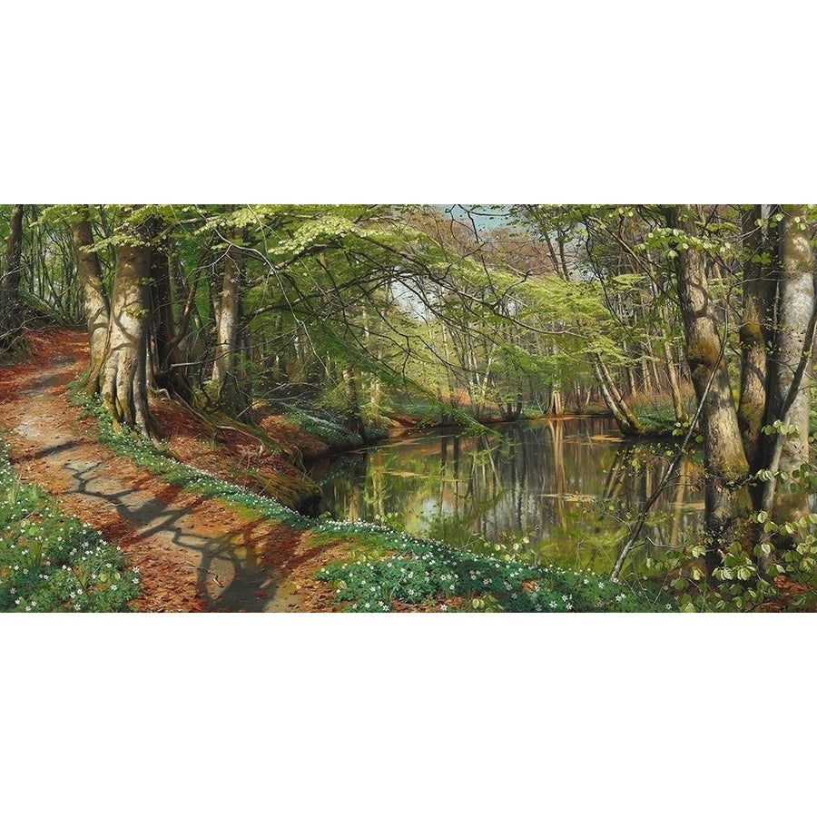 A spring day in the forest Poster Print by Peder Mork Monsted-VARPDX2AA5230 Image 1