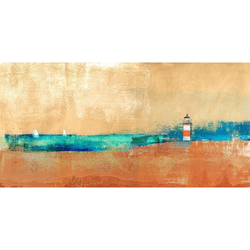 Coast Line and Lighthouse Poster Print by Blanco Alex-VARPDX2AB4389 Image 1