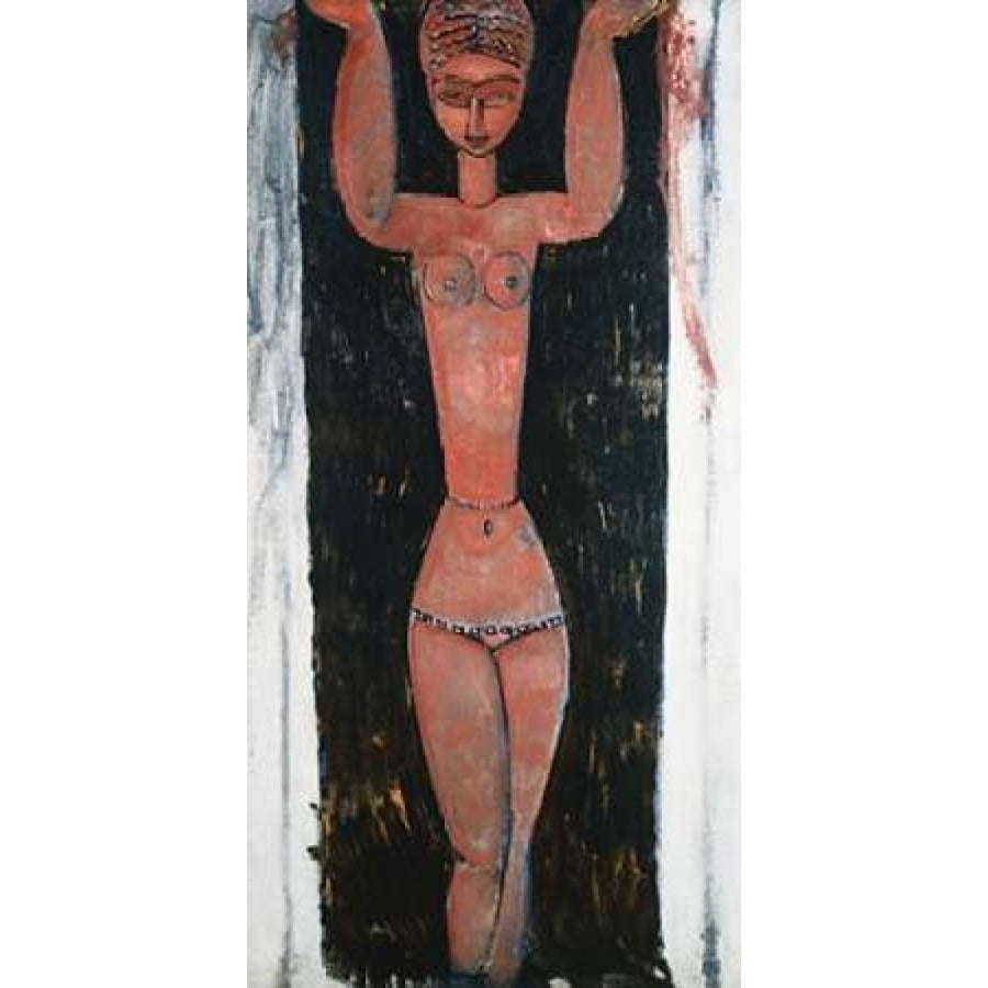 Caryatid Rouge Poster Print by Amedeo Modigliani-VARPDX2AM1571 Image 1