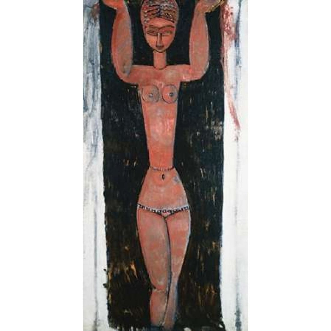 Caryatid Rouge Poster Print by Amedeo Modigliani-VARPDX2AM1571 Image 2