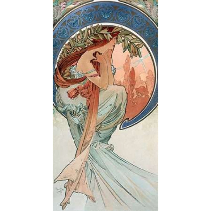 La-poesie Poster Print by Alphonse Mucha-VARPDX2AMU2646 Image 2