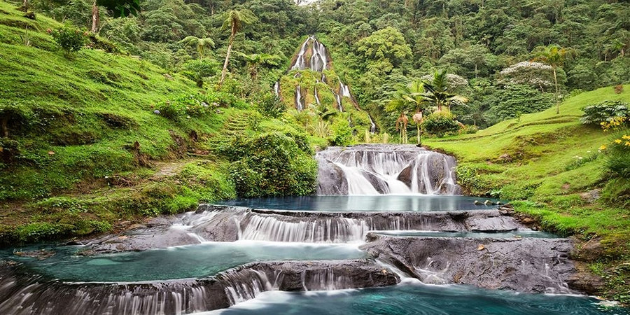 Waterfall in Santa Rosa de Cabal Colombia-VARPDX2AP4877 Image 1