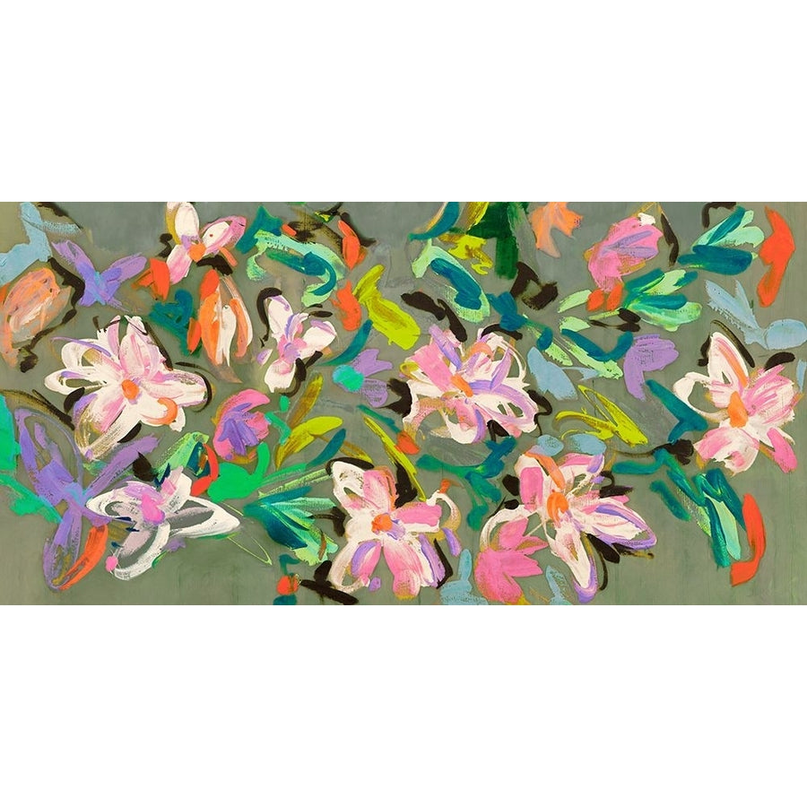 Waterlilies Parade Poster Print - Kelly Parr-VARPDX2KP6293 Image 1