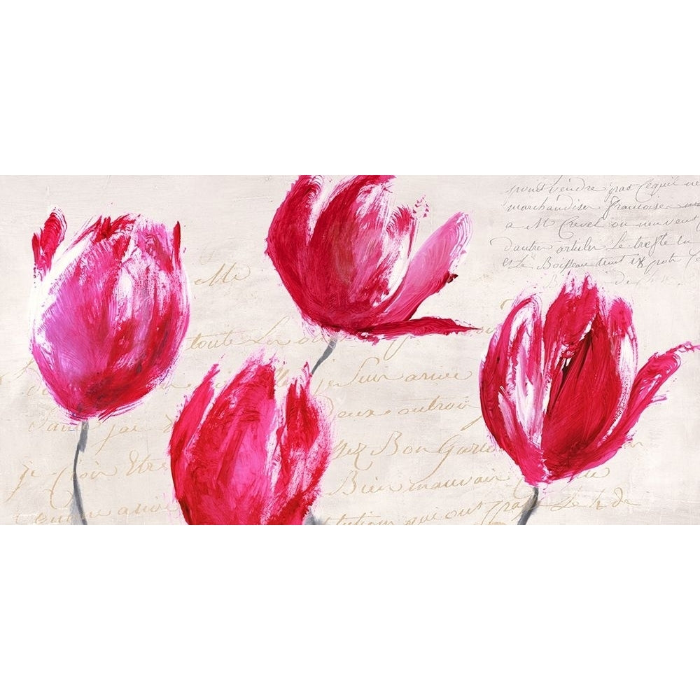 Crimson Tulips Poster Print by Phelipau Muriel-VARPDX2PM4909 Image 1