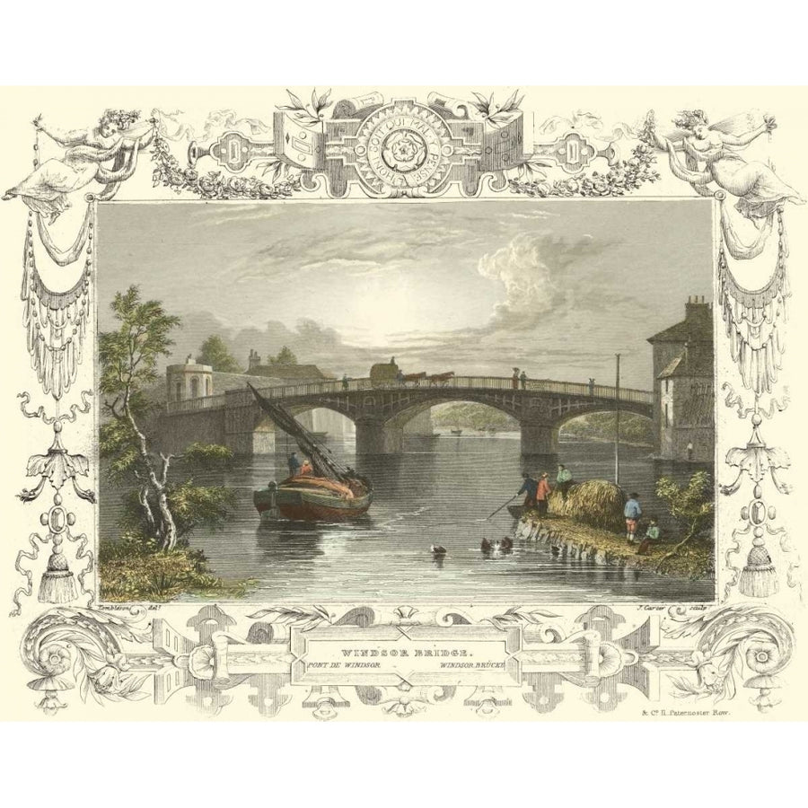 Windsor Bridge Poster Print - Tombleson-VARPDX30073D Image 1