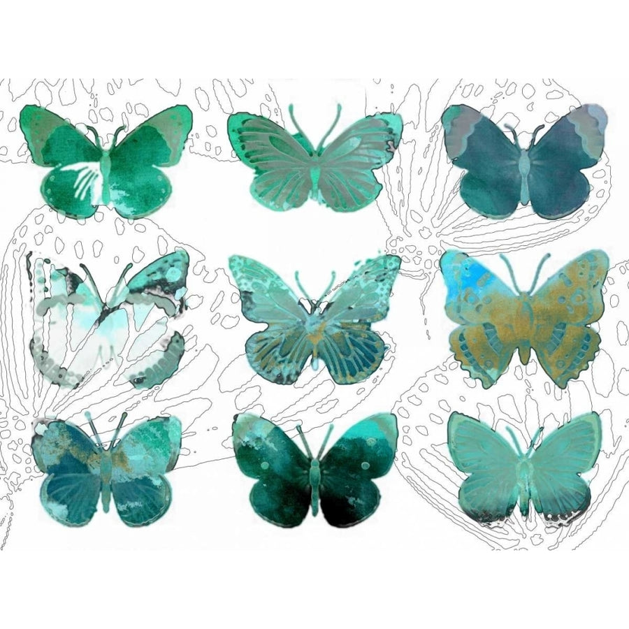 Layered Butterflies I Poster Print - Sisa Jasper-VARPDX30083D Image 1