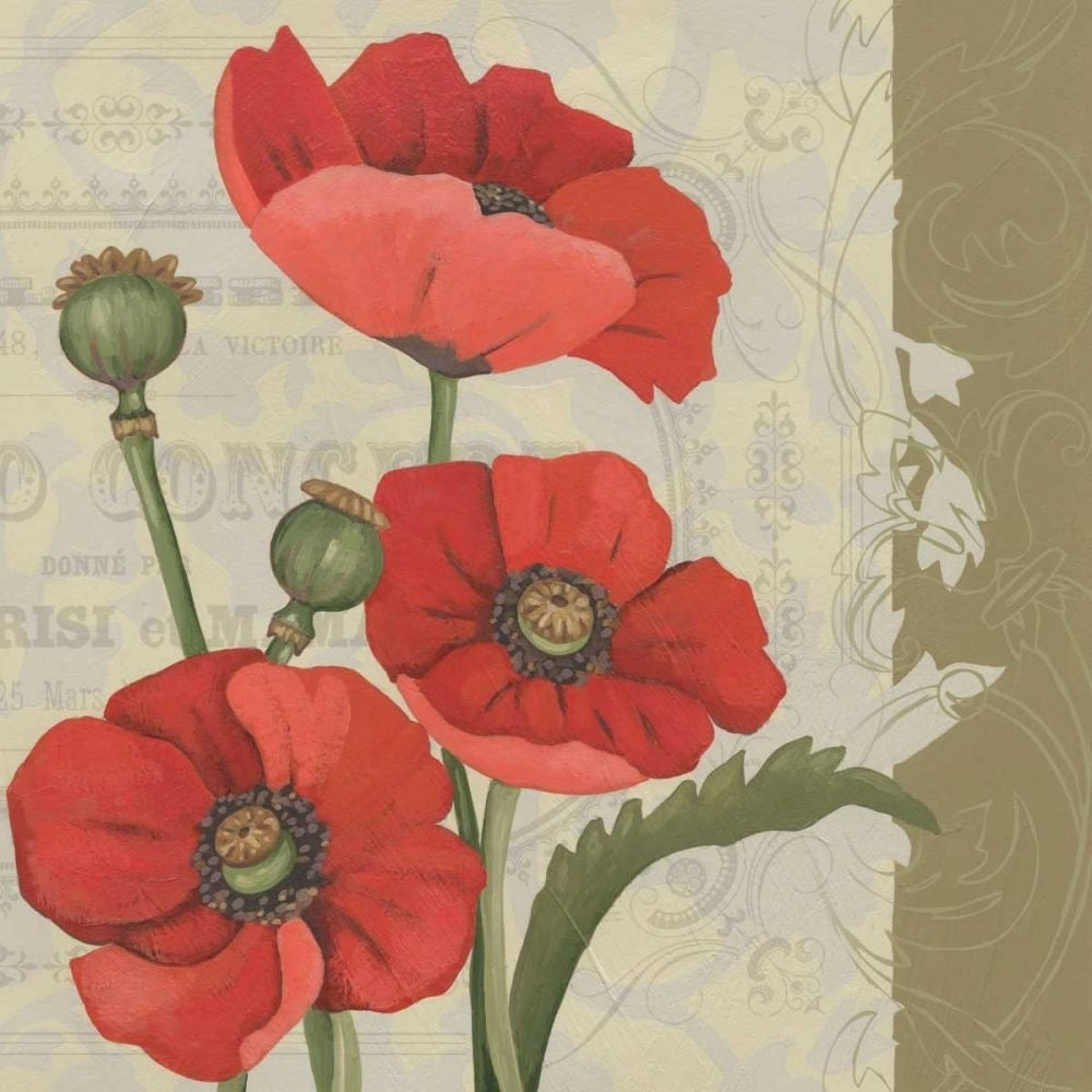 Paris Poppy II Poster Print - Chariklia Zarris-VARPDX30133D Image 1