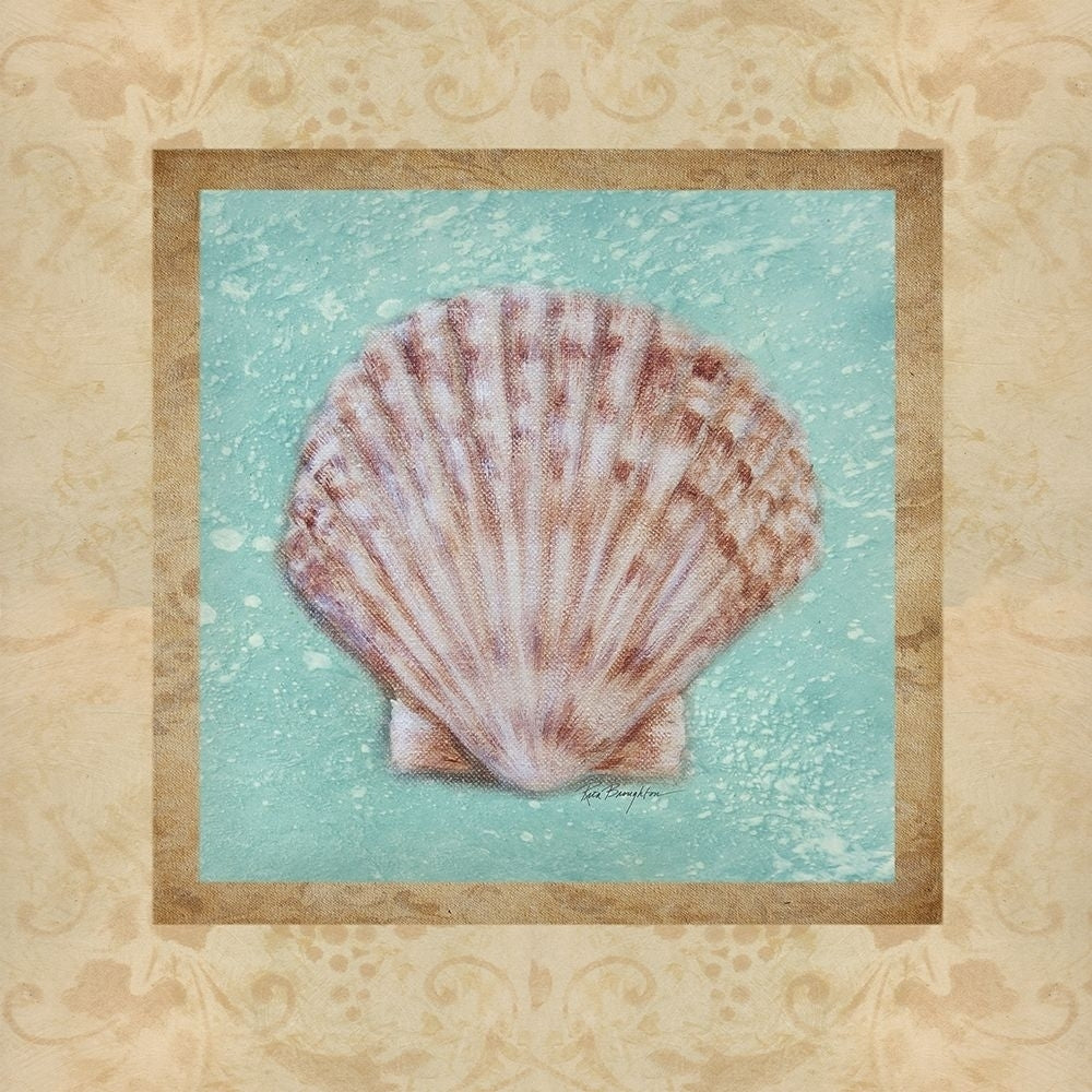 Shell and Damask I Poster Print - Rita Broughton-VARPDX30276D Image 1