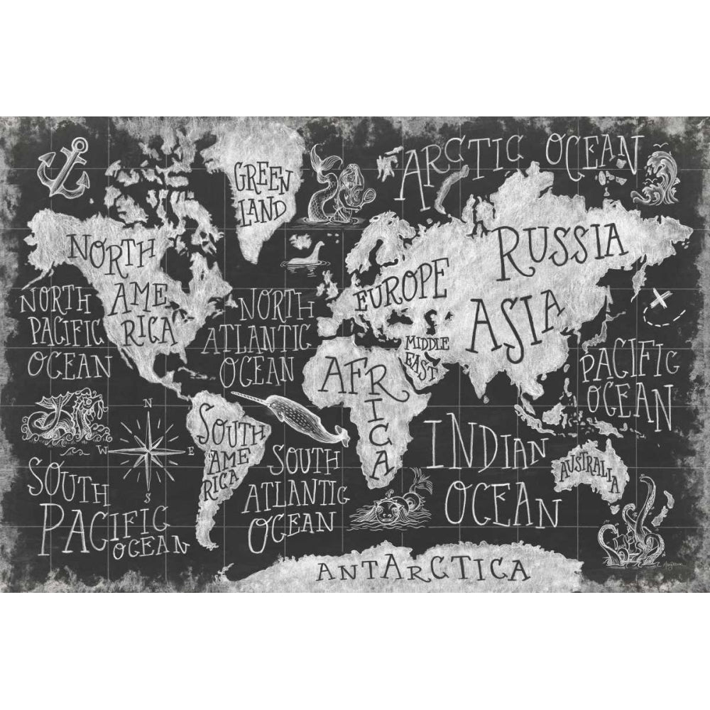 Mythical Map I Poster Print by Mary Urban-VARPDX30732 Image 2