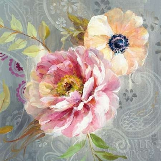 Peonies and Paisley III Poster Print by Danhui Nai-VARPDX30628 Image 1