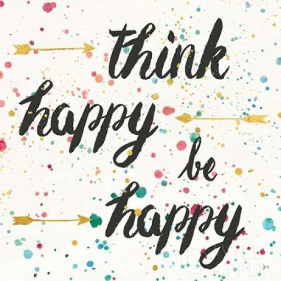 Think Happy II Poster Print by Jess Aiken-VARPDX31375HR Image 1