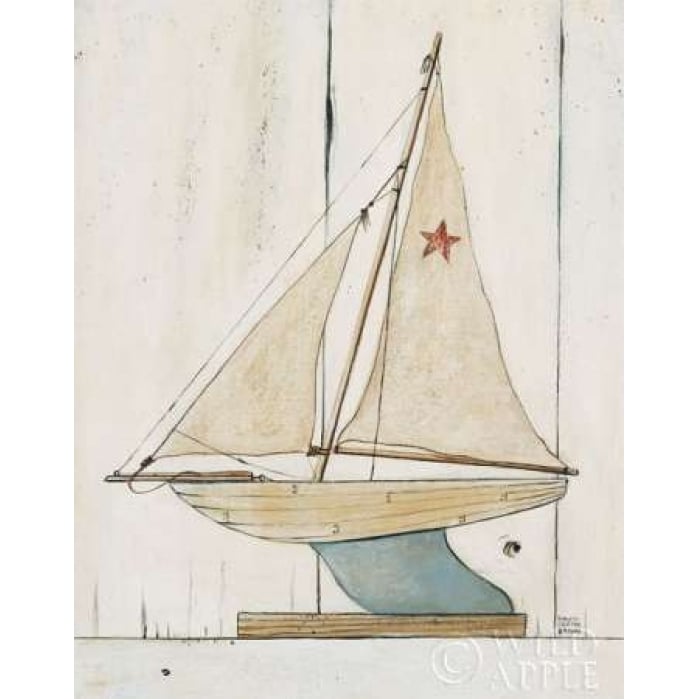 Pond Yacht II Poster Print by David Carter Brown-VARPDX3138 Image 1