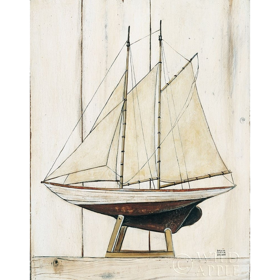 Schooner I Poster Print by David Carter Brown-VARPDX3141 Image 1