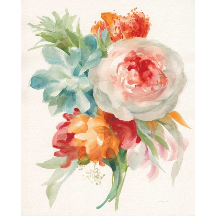 Garden Bouquet I Orange Red Poster Print by Danhui Nai-VARPDX32033 Image 2