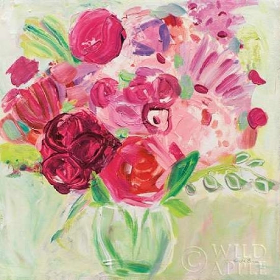 Pink and Red Florals Poster Print by Farida Zaman-VARPDX32160HR Image 1