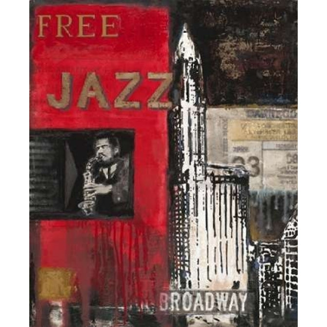 Free Jazz Poster Print by Myles Sullivan-VARPDX322SUL1019 Image 1