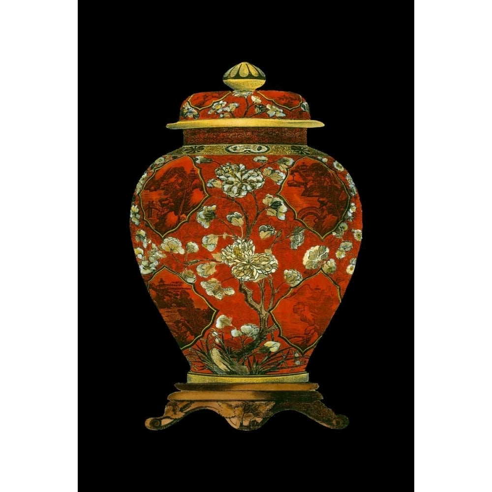 Red Porcelain Vase II Poster Print - Unknown-VARPDX32397D Image 1