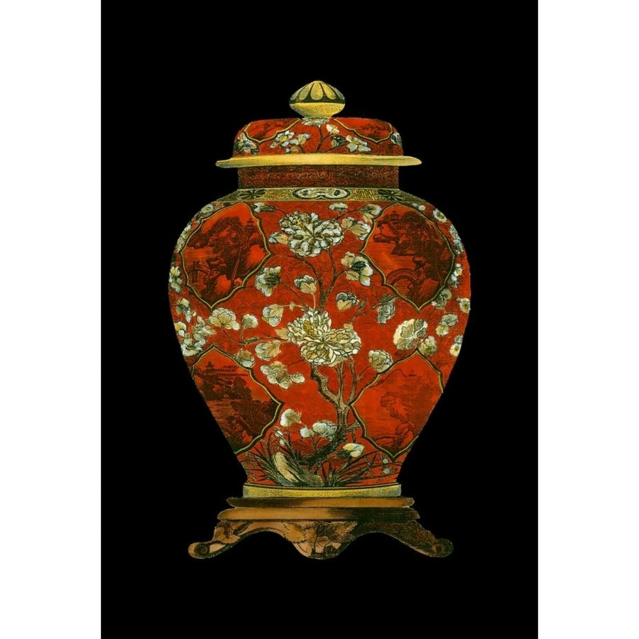 Red Porcelain Vase II Poster Print - Unknown-VARPDX32397D Image 1