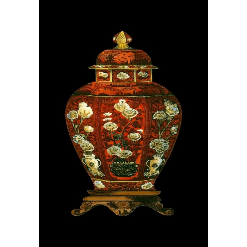 Red Porcelain Vase I Poster Print - Unknown-VARPDX32396D Image 1