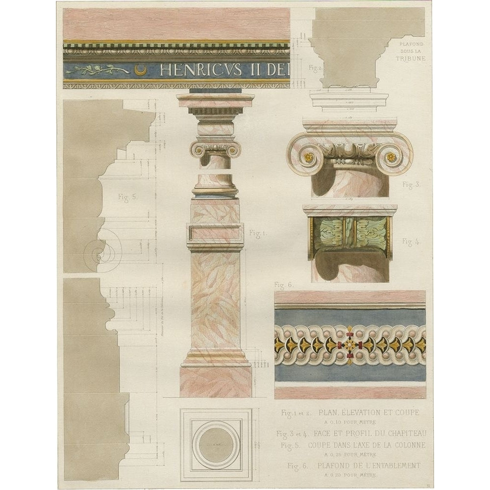 Palais de Fontainbleu I Poster Print - R Pfnor-VARPDX32775D Image 1