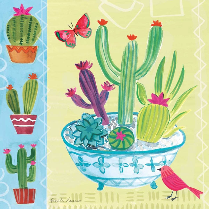 Cacti Garden III Poster Print by Farida Zaman-VARPDX33102 Image 1