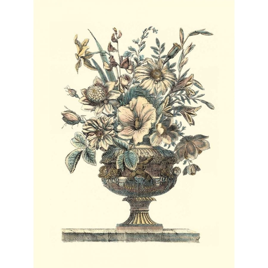 Flowers in an Urn II - Sepia Poster Print - Roy Piranesi-VARPDX3327Z Image 1