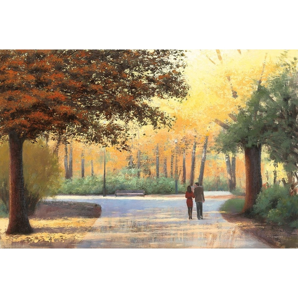 Golden Autumn Stroll Poster Print - James Wiens-VARPDX33148 Image 1