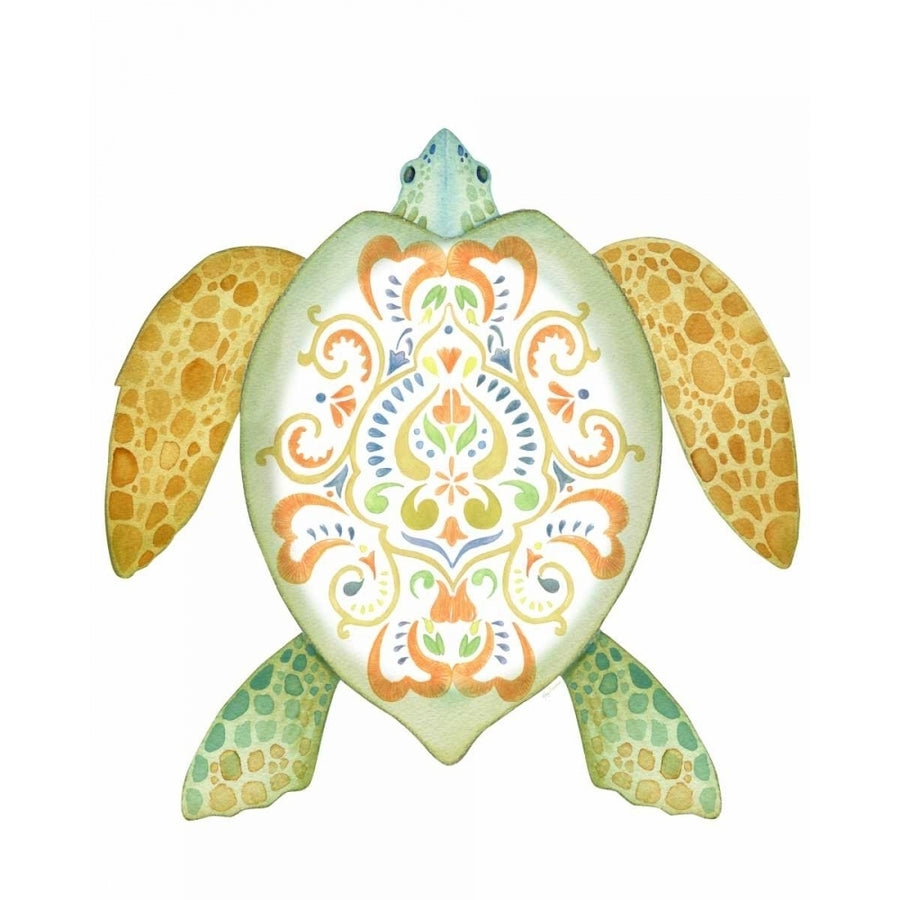 Fiesta Sea Turtle 2 Poster Print by Mary Escobedo-VARPDX331ESC1916 Image 1