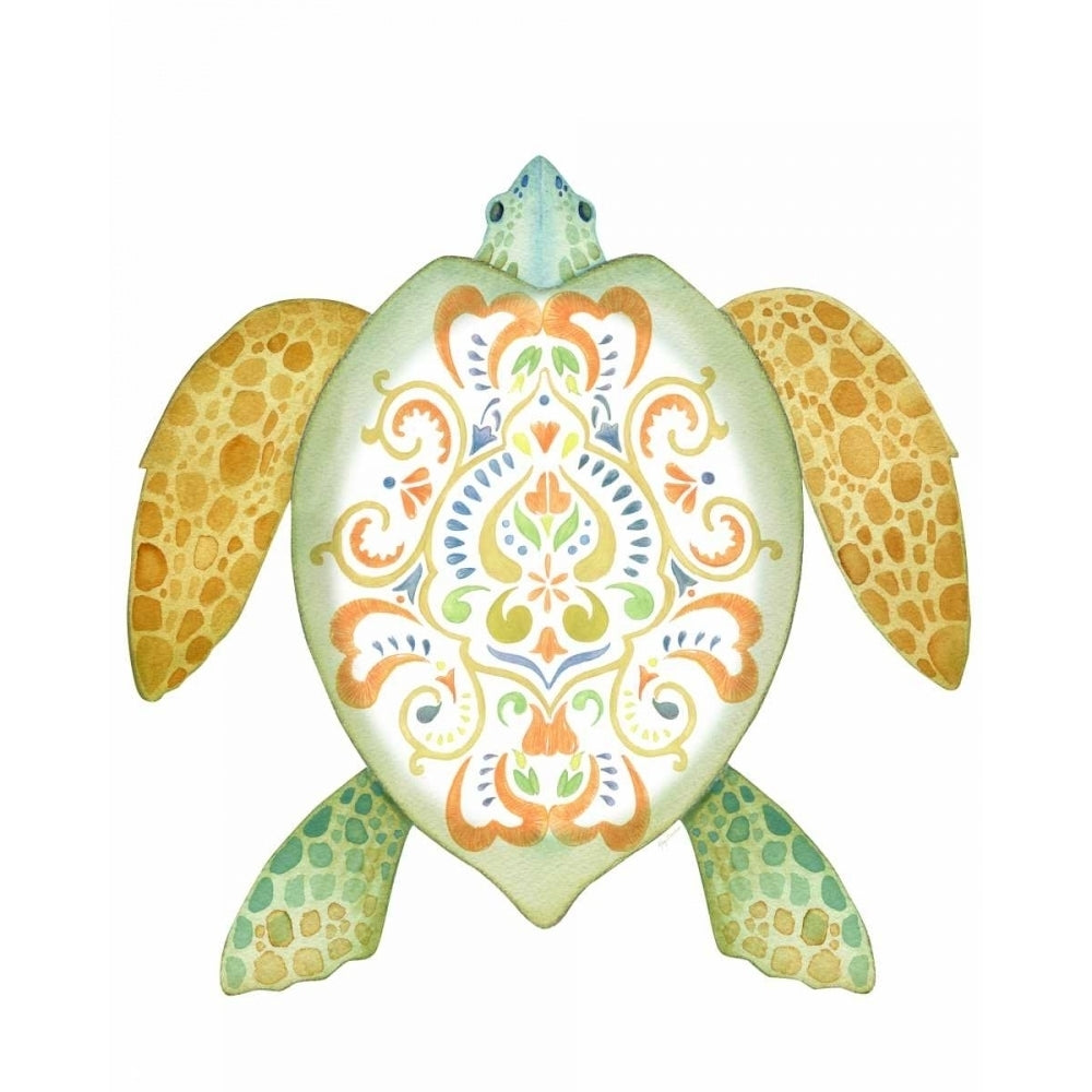 Fiesta Sea Turtle 2 Poster Print by Mary Escobedo-VARPDX331ESC1916 Image 2