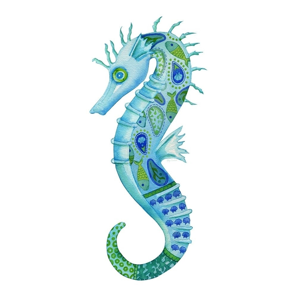 Silly Seahorse Poster Print by Mary Escobedo-VARPDX331ESC1922 Image 1