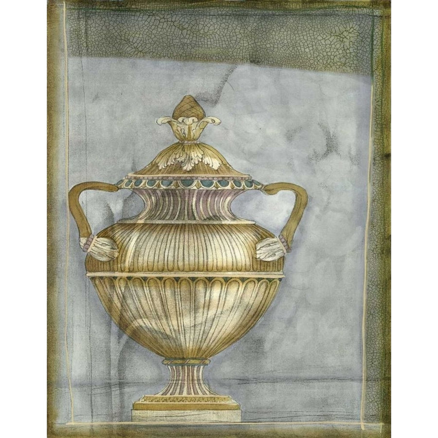 Small Urn and Damask II Poster Print - Jennifer Goldberger-VARPDX33456D Image 1