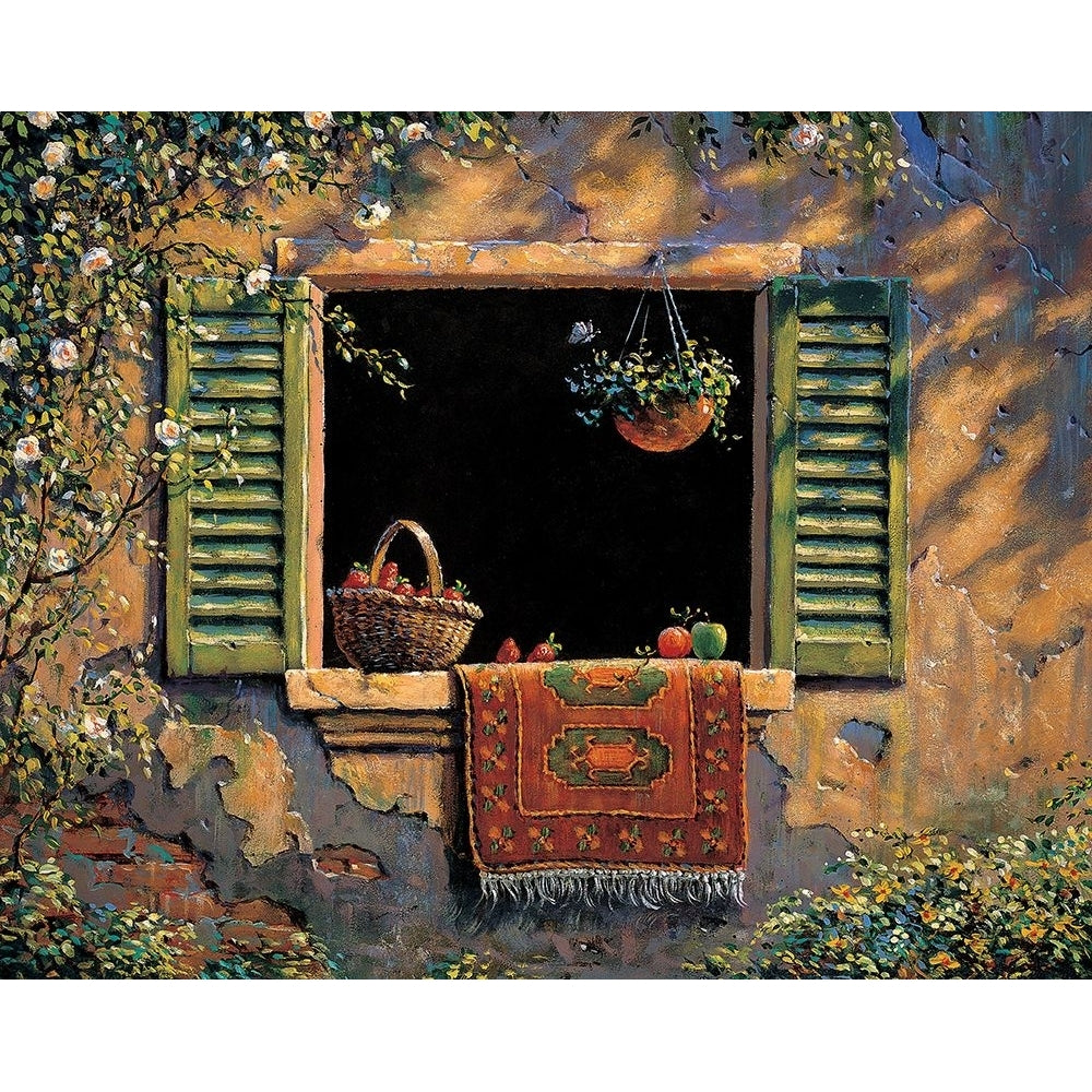 Hacienda Window Poster Print - Unknown-VARPDX3351 Image 1