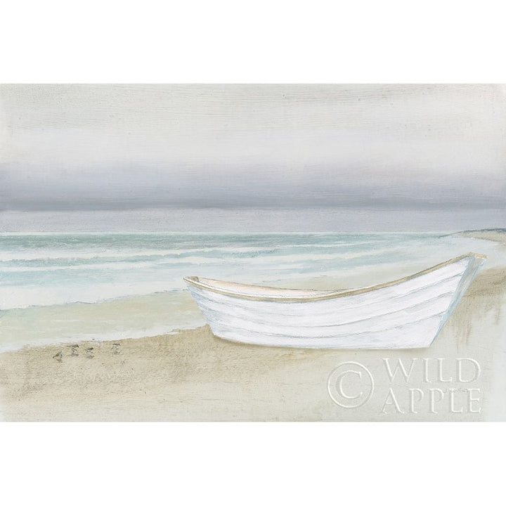 Serene Seaside With Boat Poster Print by James Wiens-VARPDX33505 Image 1