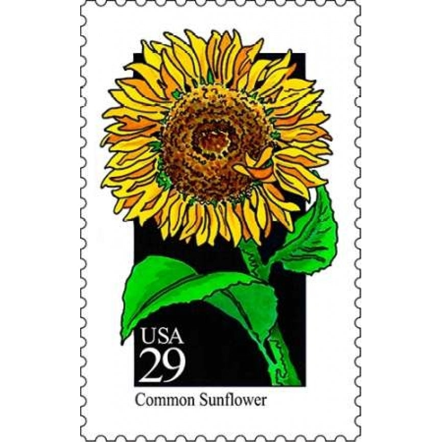 Common Sunflower Poster Print by US POSTAL SERVICE-VARPDX3354 Image 1