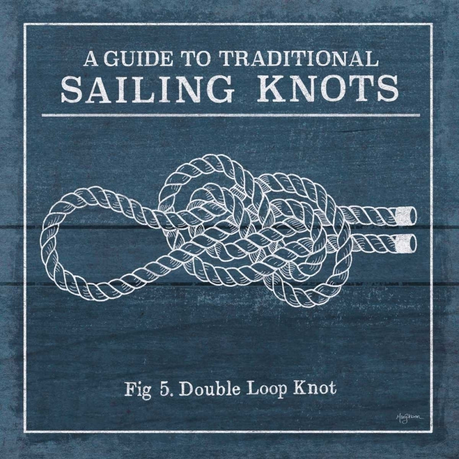 Vintage Sailing Knots V Poster Print by Mary Urban-VARPDX33542HR Image 1