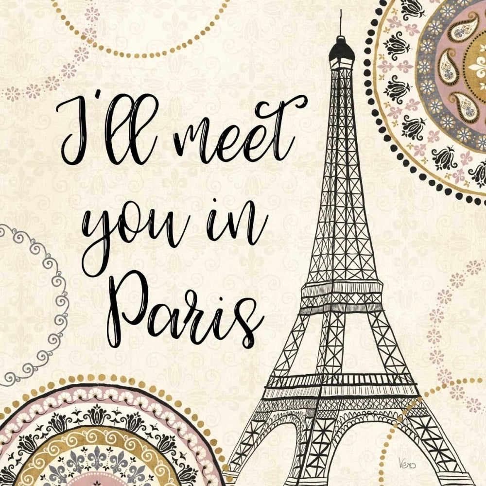 Romance in Paris II Poster Print by Veronique Charron-VARPDX33557HR Image 2