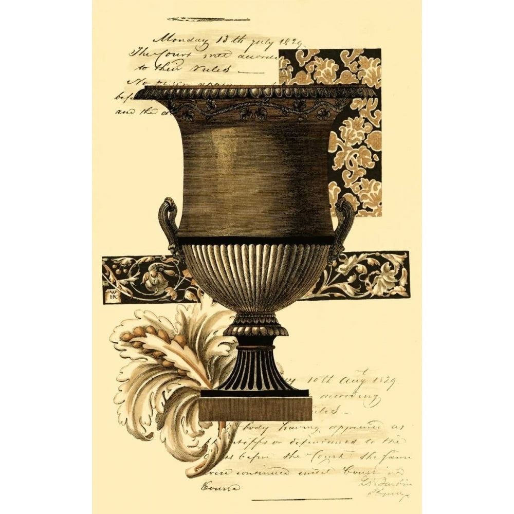 Custom Transitional Sepia Urn I Poster Print - Studio Vision-VARPDX33567D Image 1