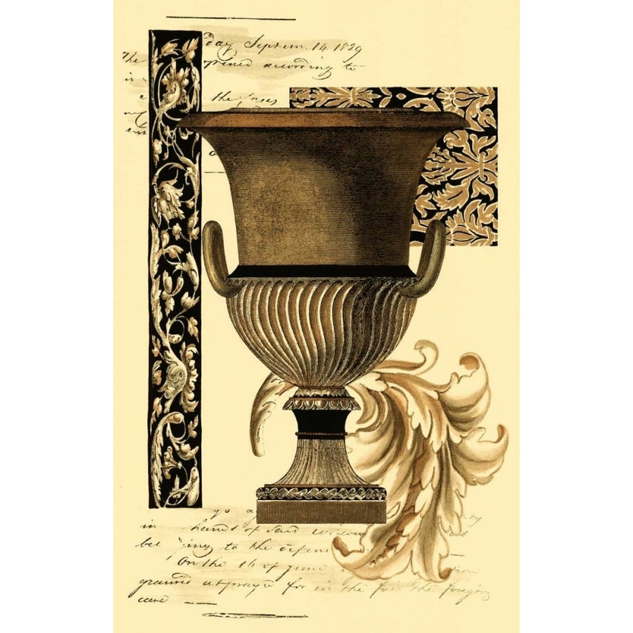 Custom Transitional Sepia Urn II Poster Print - Studio Vision-VARPDX33568D Image 1