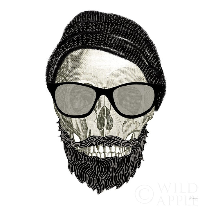 Hipster Skull Ii Poster Print by Sue Schlabach-VARPDX33575 Image 2