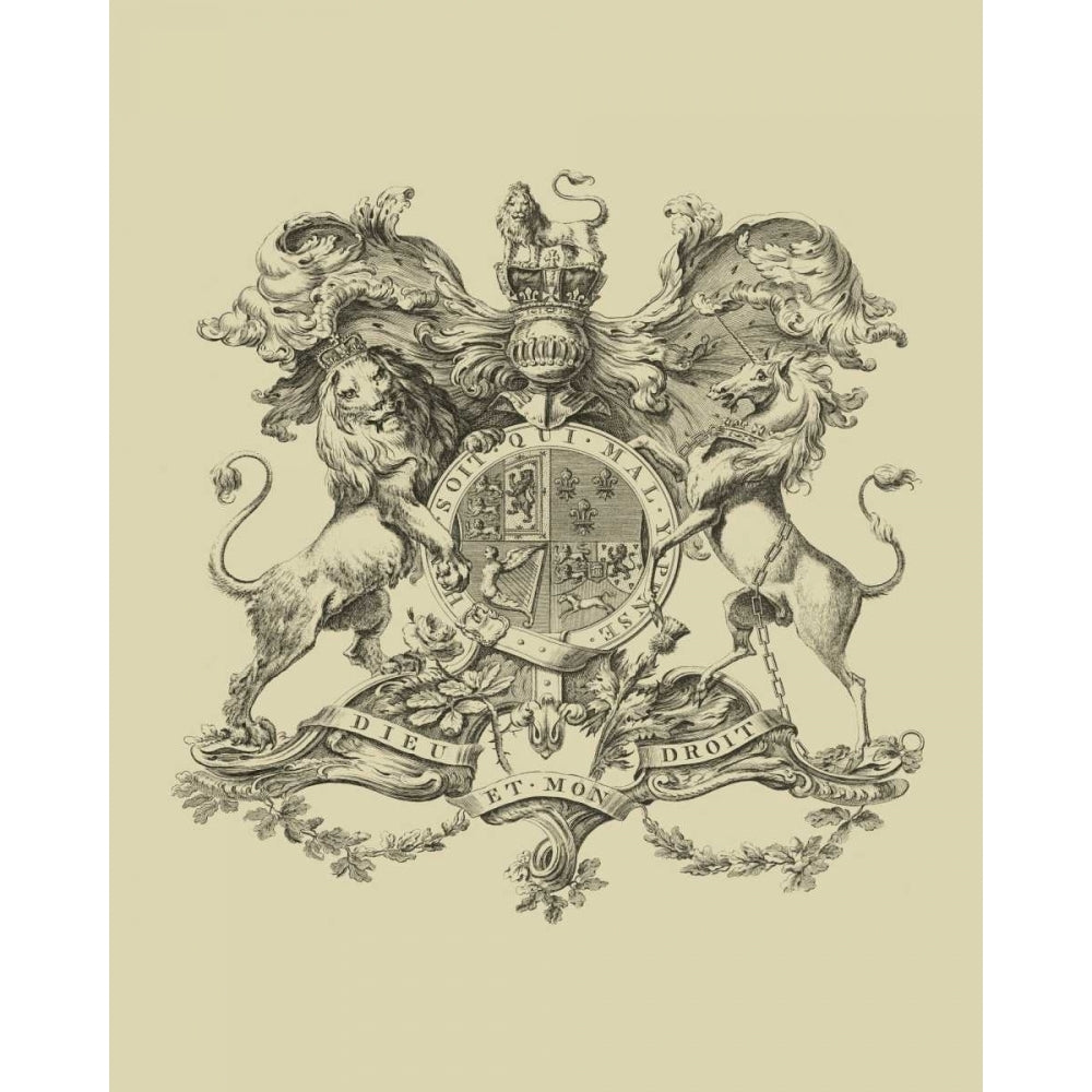 Heraldry II Poster Print - Studio Vision-VARPDX33399D Image 1