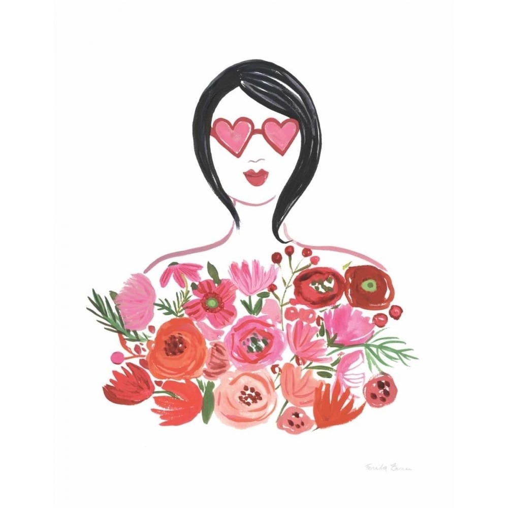 Valentine Chic I no Words Poster Print by Farida Zaman-VARPDX33642 Image 2