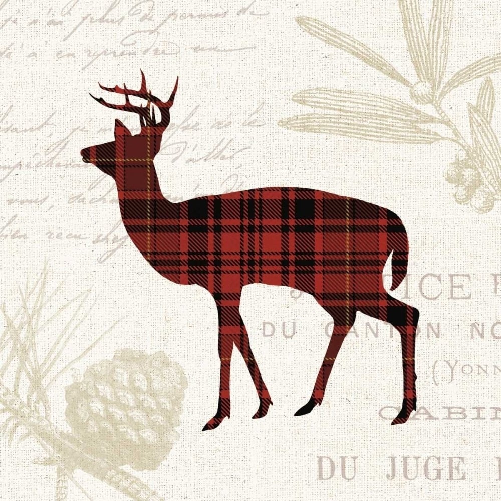 Plaid Lodge II Poster Print by Wild Apple Portfolio-VARPDX33687HR Image 1