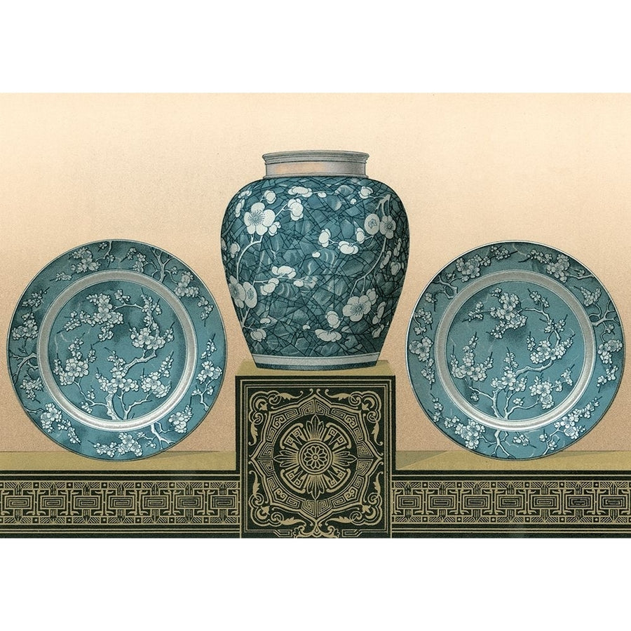 Porcelain in Teal I Poster Print - George Audsley-VARPDX33688D Image 1