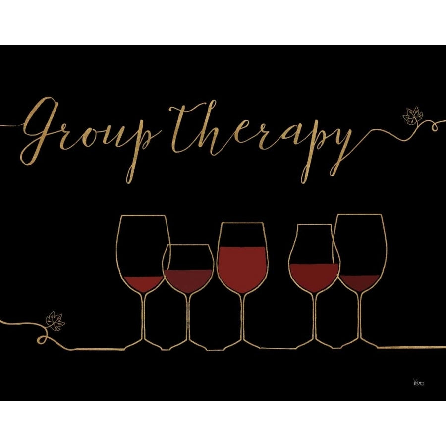 Underlined Wine IX Black Poster Print by Veronique Charron-VARPDX33721 Image 1